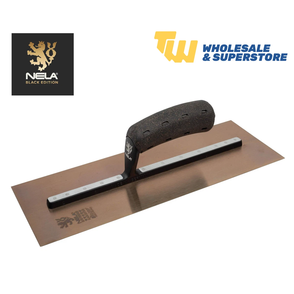 Nela Black Edition ELITE Premium Plasterers Finishing Trowel 11 18 x 5