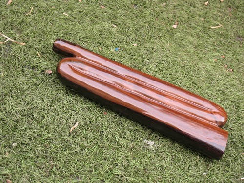 *MIT ÄSTHETISCHEN FEHLER* Z Didgeridoo Box + Tasche handgeschnitzt Hartholz Reise Kompakt - Bild 5 von 12