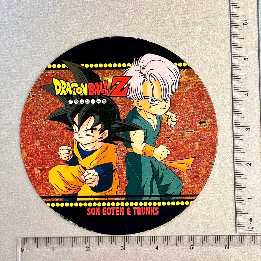Goten & Trunks Big Menko Card Dragon Ball Z Super Saiyan Vintage