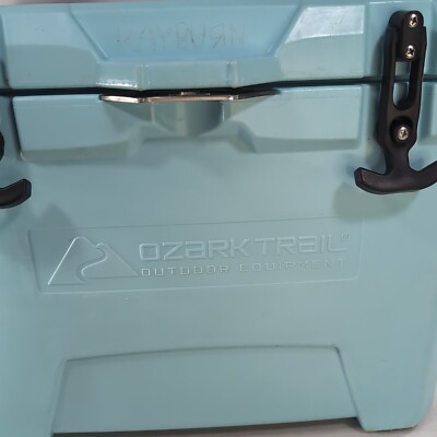 Ozark Trail 26 Qt 25L High Performance Cooler Baby Blue Fish Ruler