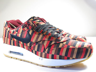 DS 2013 NIKE AIR MAX 1 WOVEN SP ROUNDEL LONDON 11 SAFARI ANIMAL 90 