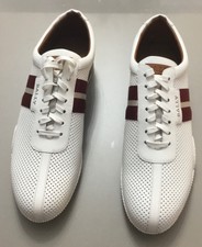 bally frenz perforated leather sneakers