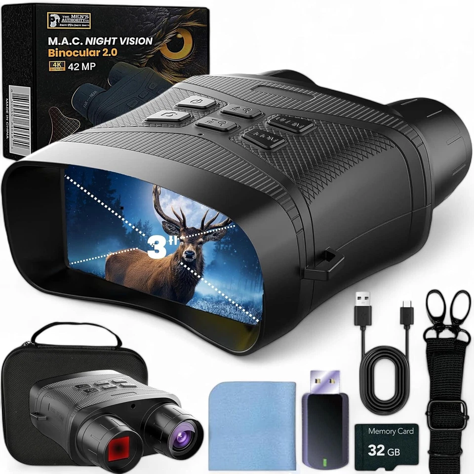 M. A. C. Digital Night Vision Binoculars - Perfect Gift for Adventurers - Image 3 of 4