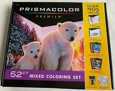 Prisma Prismacolor Premier 52 PC Gift Set Colored Art Markers Pencils  - New 