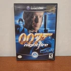 007: NightFire (Nintendo GameCube, 2002) Complete Black Label Game w/ Manual)