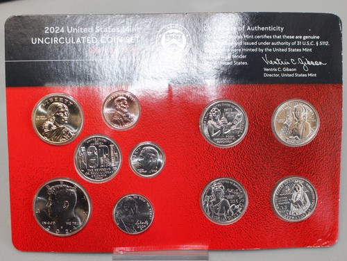 2024 P and D Annual US 20 Coin Mint Set P and D Uncirculated IN STOCK Sealed Set - Picture 5 of 10