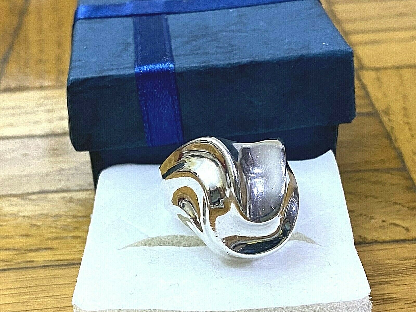 STERLING SILVER  GEOMETRICALLY DESIGNED SWIRL FRE… - image 1