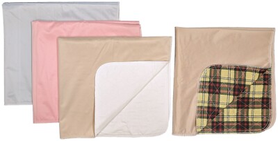 4 Pack Bed Pad Washable Incontinence Underpad Absorbent Urinary Protection 34x36