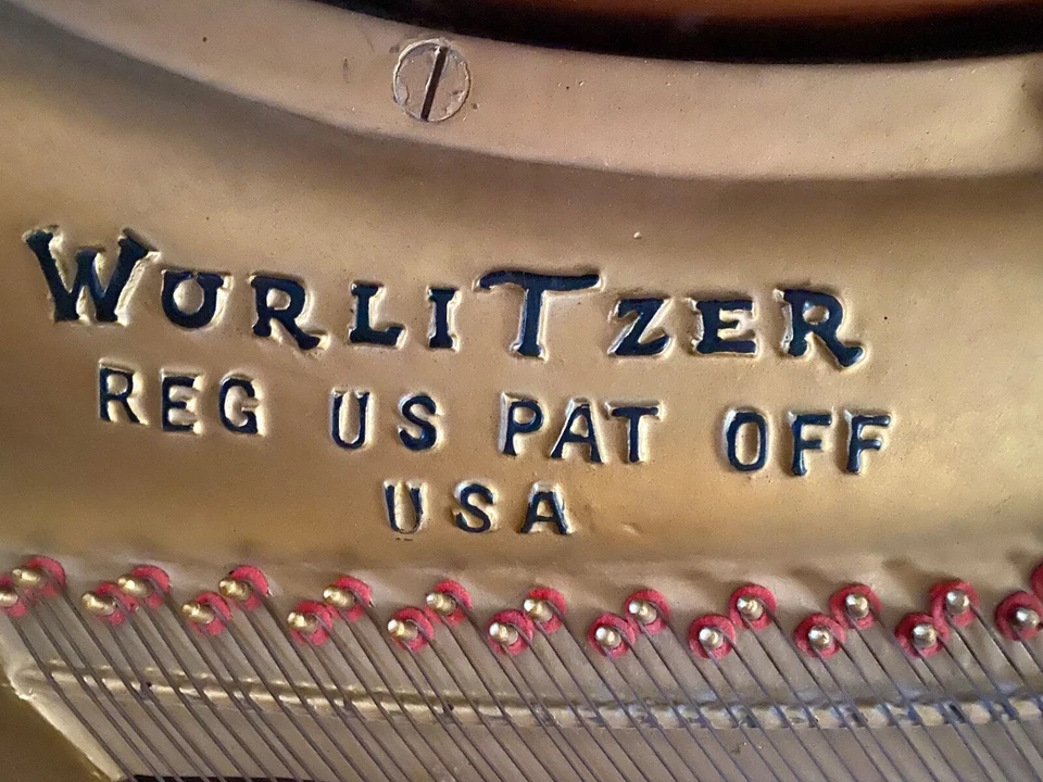 Antique Wurlitzer Baby Grand piano - Image 3 of 4