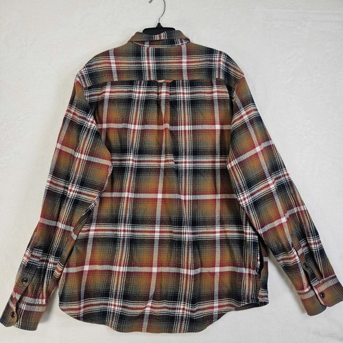 Orvis Shirt Jacket Mens X-Large Long Sleeve Chest Pockets Plaid - Picture 5 of 11