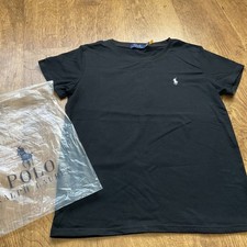 Image of Polo Ralph Lauren Men's black Slim Fit T-Shirt size S