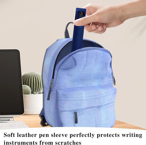 5 Pack PU Leather Pen Sleeve Single, Pen Sleeve Single, Small Fountain Pen - Picture 4 of 7
