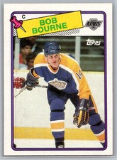 Bob Bourne 1988-89 Topps HOCKEY #101 Los Angeles Kings