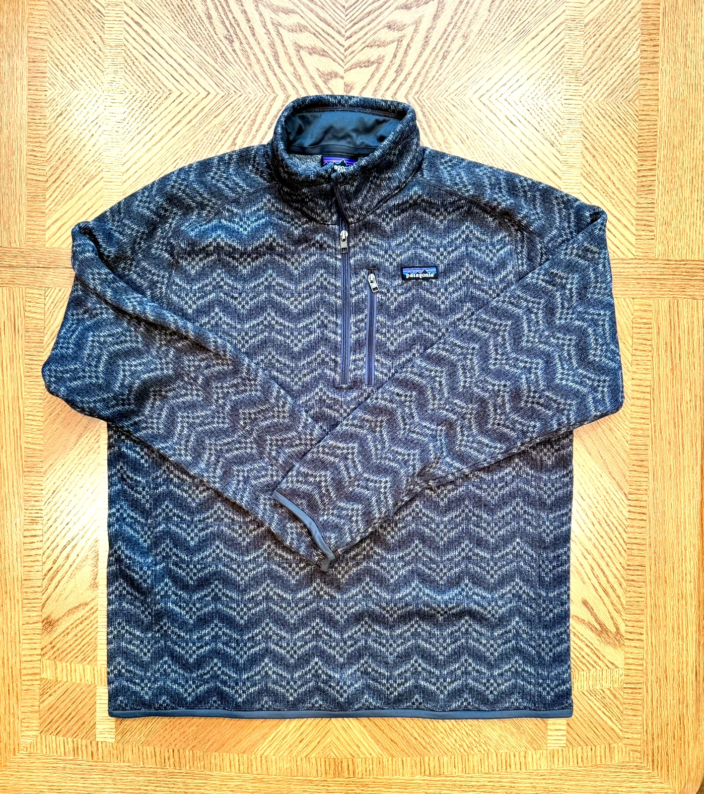 Patagonia Men's Better Sweater 1/4-Zip Fleece Size XL Gray, Outdoors, Hiking
