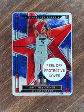 2025 Panini Impeccable WNBA #10 Brittney Griner Stainless Stars Blue #/49