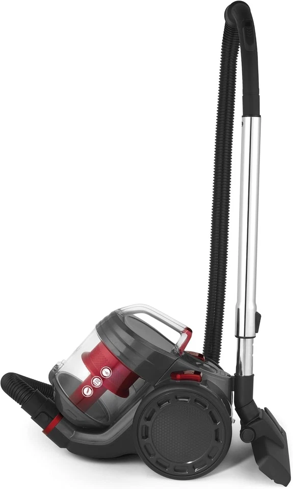 Beldray Cylinder Vacuum Cleaner Bagless Compact Vac Lite 700 W 2 L Black/Red NEW - Image 2 of 4