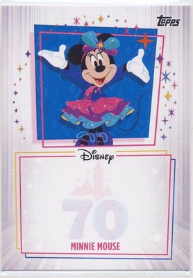 2026 Topps Disneyland 70th Autograph Opportunity UA-MNM Minnie Mouse