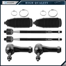 Front Inner Outer Tie Rod Rack and Pinion Bellow For 2008-2009 Chevrolet Equinox