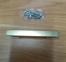 Amerdeco 10 pack brushed brass cabinet pulls 3 -3/4 96 mm 