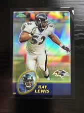 2002 Topps Chrome - Ray Lewis #5 Black Refractor /599