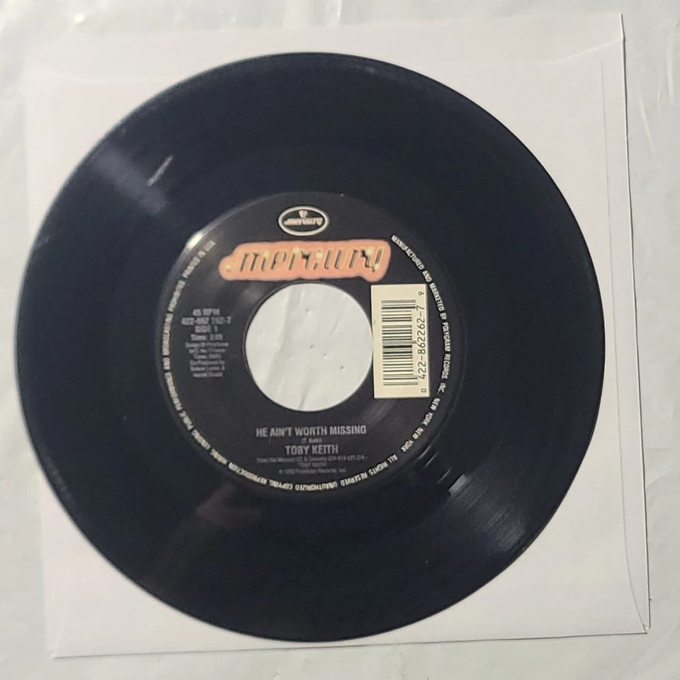 Toby Keith ~ A Little Less Talk And A Lot More Action/ He Ain't Worth Missing 45 - Image 3 of 4