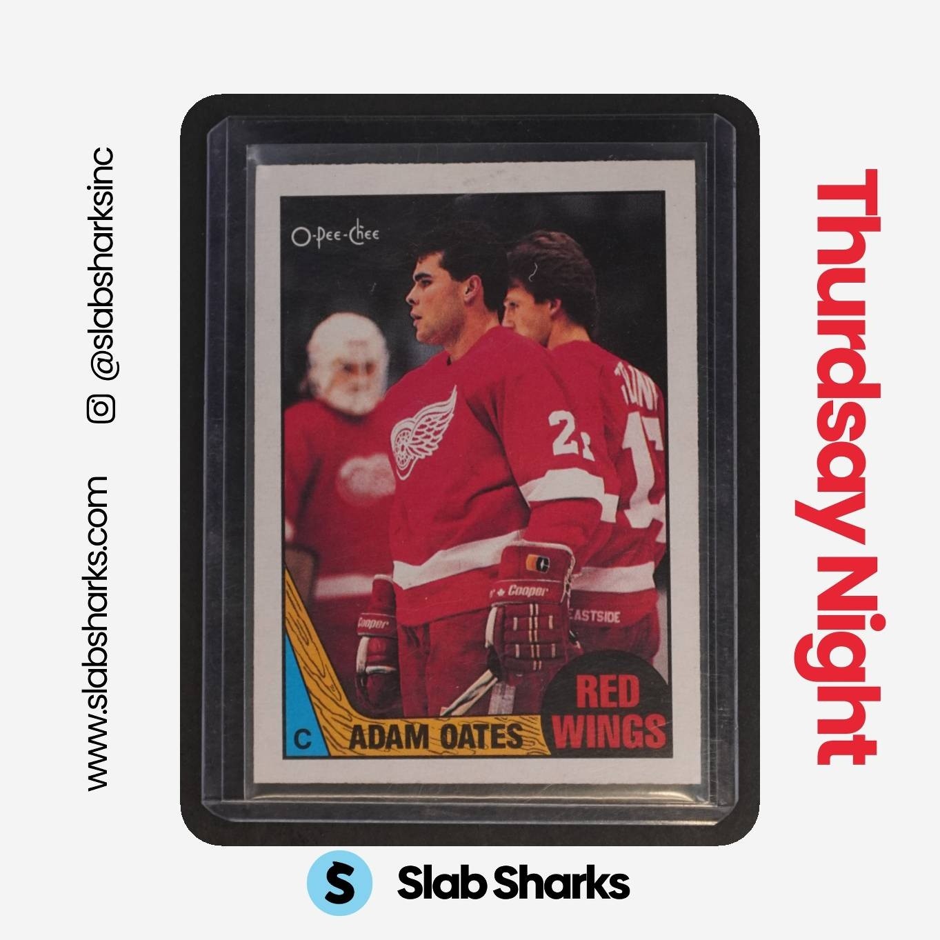 1987 O-PEE-CHEE #123 ADAM OATES RC ROOKIE