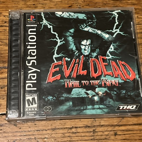 Jeu PlayStation 1 Evil Dead: Hail To The King - Version Originale Complète - Bon état