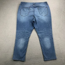 VIGOSS Jeans Womens Size 22W Thompson Tomboy Medium Wash Stretch Denim 40x27