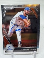 2021 Panini Prizm Draft Picks Baseball SIGNED RC Carlos Tavera PDP137