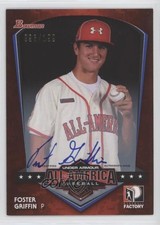 2014 Bowman Draft 93/199 Foster Griffin (2013 Under Armour) #7 Auto e3v