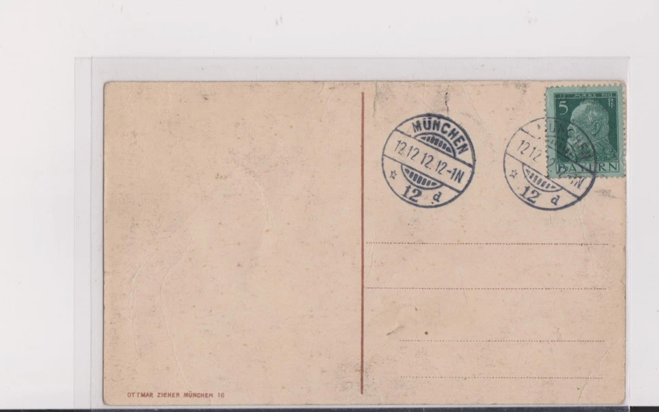 Ansichts/Gedenkkarte-12.12.12-PRINZREGENT LUITPOLD von BAYERN-Todestag-TOP - Bild 2 von 2