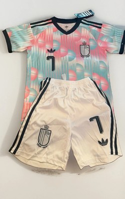 Kevin De Bruyne #7 Belgium Pink and Blue Youth Set!