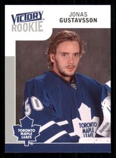 2009-10 Upper Deck Victory Update Jonas Gustavsson Rookie Toronto Maple Leafs