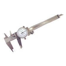 Taytools 150mm Metric Dial Calipers Stainless Steel ID, OD, Step and Depth