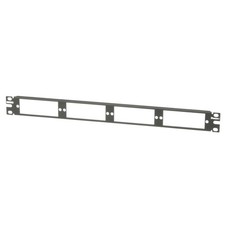 Panduit - CFAPPBL1 - Opticom Fiber Patch Panel, Flat, Black, 1 RU, Each