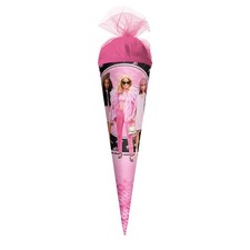 Roth Schultüte 35cm rund Barbie Zuckertüte Schulanfang Tüll-Verschluss