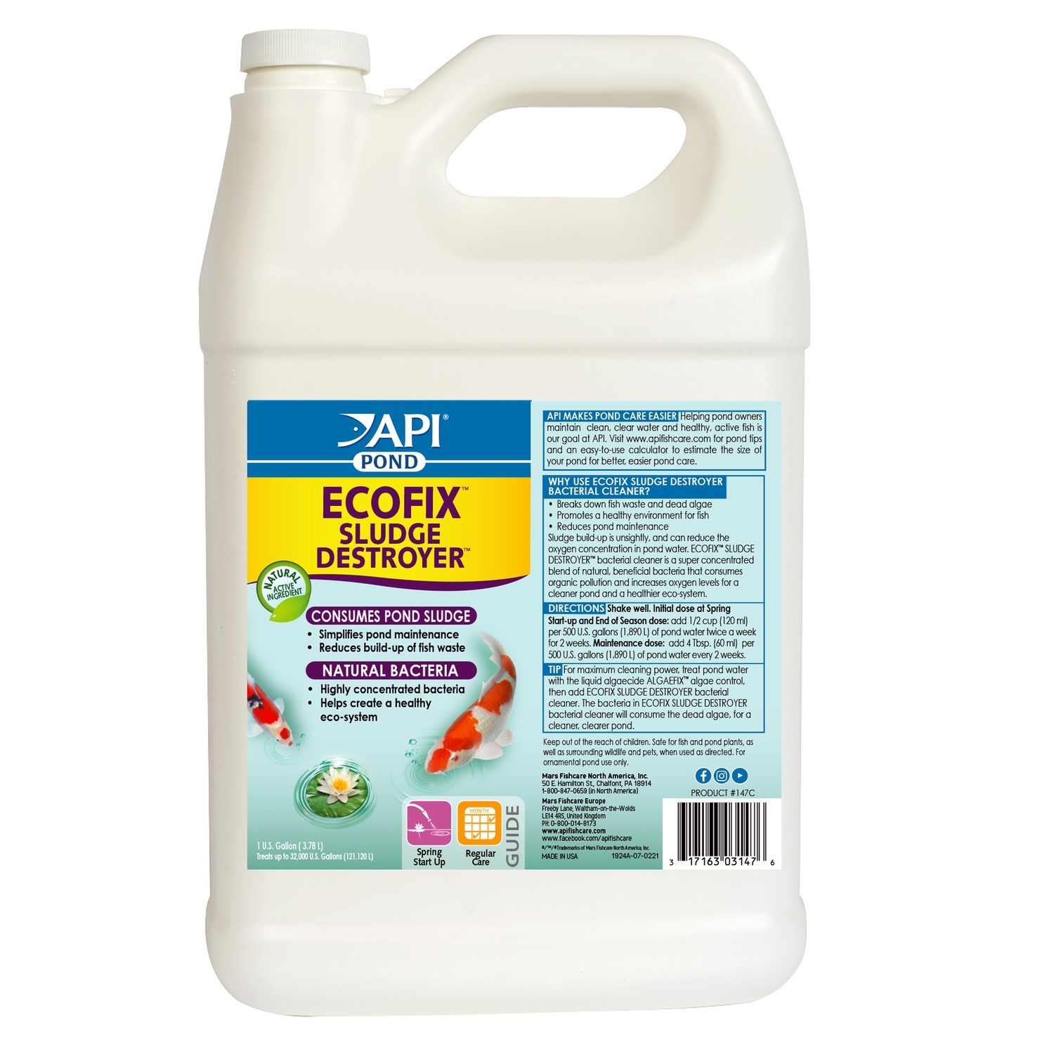3.78L API Aquarium Product - Aquarium Care Product | Aquarium & Fish Supplies