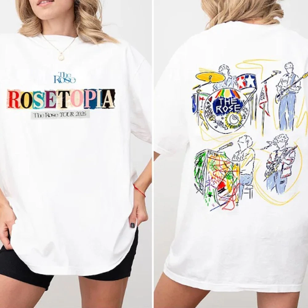 The Rose Rosetopia Tour Shirt 2026, The Rose Rock Band Tee, The Rose Rock Fans