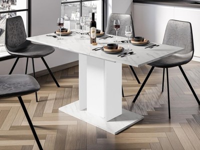 Kleiner Esstisch ausziehbar 100 - 140 cm HOLZ MINI modernes Design pflegeleicht