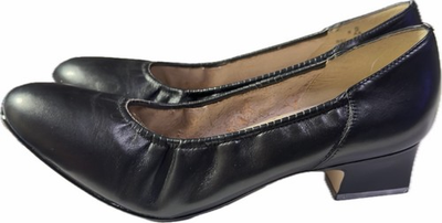 #ad Naturalizer Leather Pump Huntley Womens Size 8B AA Black Comfort Work 1.5quot; Heel $24.95