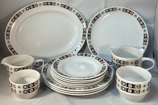 Vintage 1960’s British Anchor Ballerina, Various Plates & Sugar Bowls & Jugs