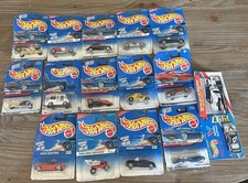 Vintage Hot Wheels Lot 1990s First Editions Blue Cards Sealed 15 Cars Mattel
