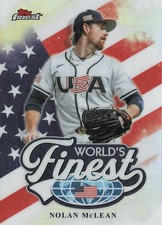 2026 Finest #WF-12 Nolan McLean World's Finest Refractor RC Card NY Mets