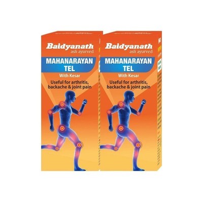 Baidyanath Mahanarayan Tel Massageöl je 100 ml 2er Set