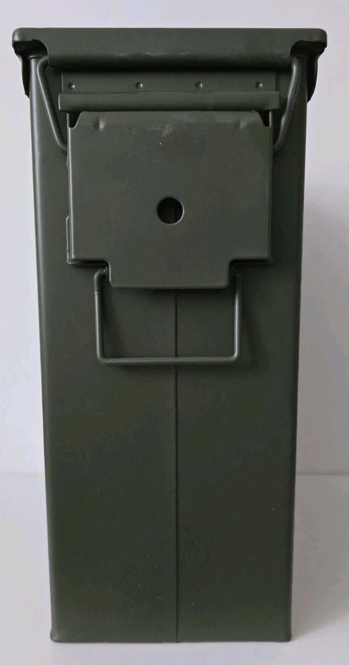 PA60 Metal Ammo Box New Military Storage Container 50Cal Tools Sealed Lid Hinged - Image 3 of 4