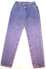 VTG Lee Mom Jeans High Waist Tapered Blue Denim Women s 10 Long 27X33