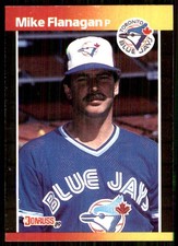 Mike Flanagan 1989 Donruss #324 Blue Jays MLB READ FREE SHIPPING AutographDen