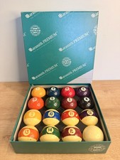Aramith Belgian Billiard Pool Balls Complete Set 2 1/4" Made in Belgium