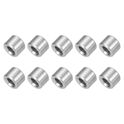 10Pcs 304 Stainless Steel Spacers, 4mm ID x 8mm OD x 6mmL for 3/16" or ...