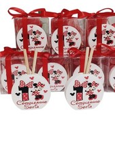 Bomboniera Minnie  diffusore Essenzw Primo Compleanno Numero Uno Palloncino